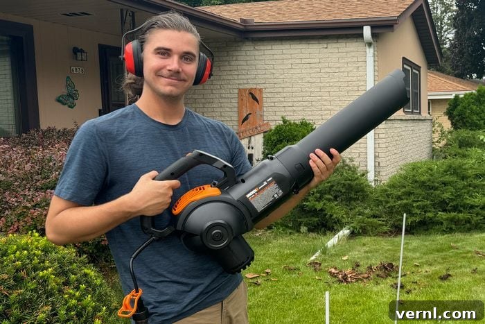 Worx TRIVAC Review The Three-in-One That Dominates Leaf Cleanup 8 Fhma24 Worx Leaf Vacuum Annamarie Higley 04 Stedit