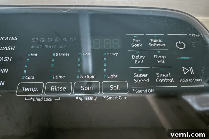Samsung Washer And Dryer Additional Features
