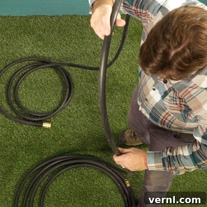 Drain Water from Garden Hose