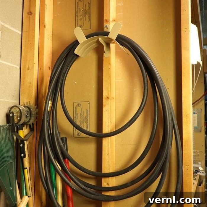 Store Garden Hose Indoors for Winter