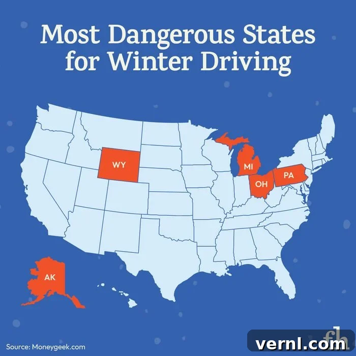 Worst Winter Driving The 5 Most Hazardous States 2 The Most Dangerous States For Winter Driving