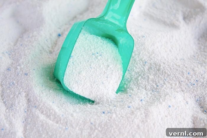 Powder Detergent in a cardboard box