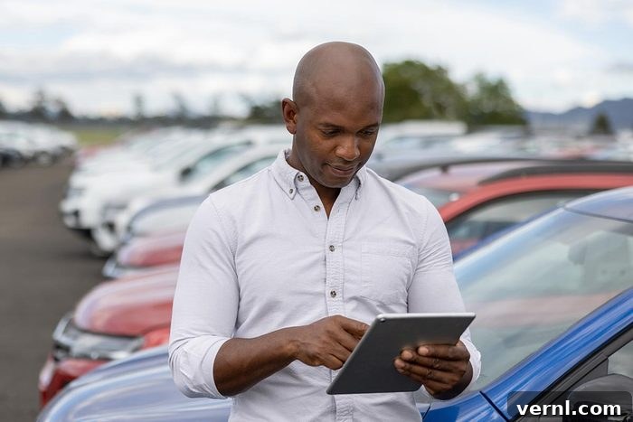 CVT Revealed: The Automatic Transmission's Smooth Contender 2 A person checking car manual on his tablet