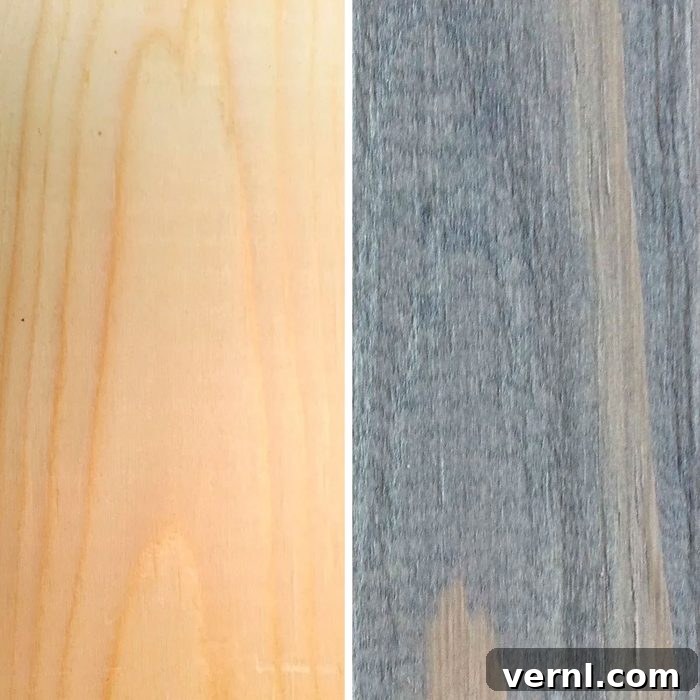 Before And After Pine And Arborcoat