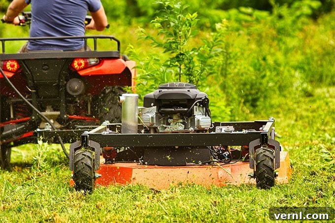 Power Through Overgrowth Field and Brush Mowers 5 DR Field & Brush Mower with versatile attachments