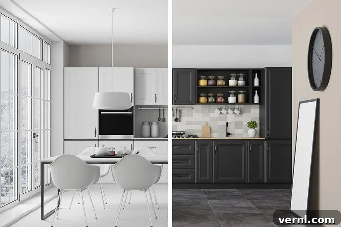 The 2025 Kitchen Color Showdown: Dark or White, Expert-Approved 4 Kitchen Color Showdown