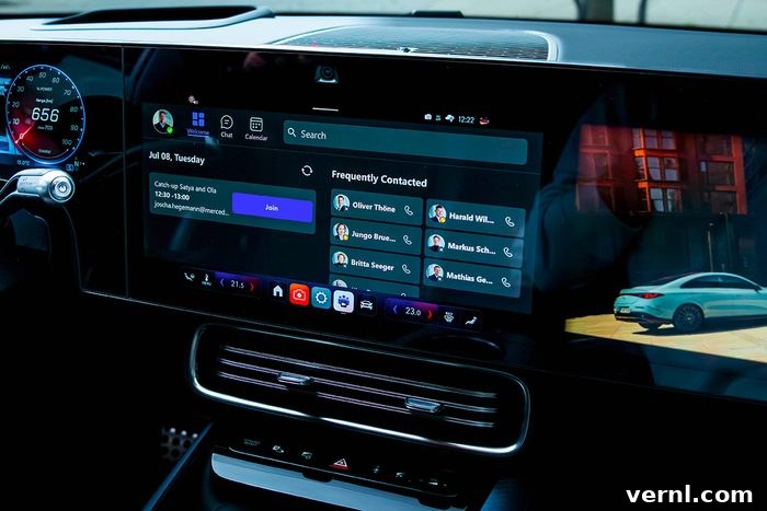 Microsoft and Mercedes Transform Your Commute into a Workspace 2 Mercedes-Benz Expands Collaboration with Microsoft to Boost In-Car Productivity with Enhanced Meetings for Teams App