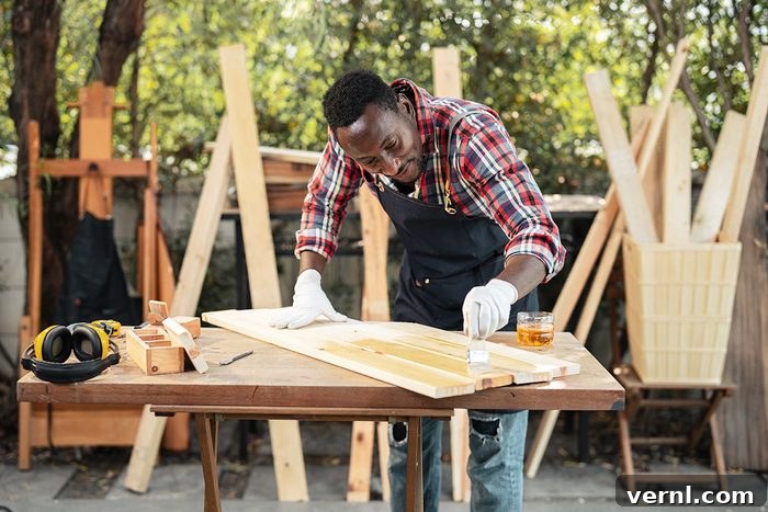 Don't Sweat Your Summer DIY Essential Cooling Tools 2 Man wearing a lightweight long-sleeved shirt while working on home maintenance in the sun to stay cool