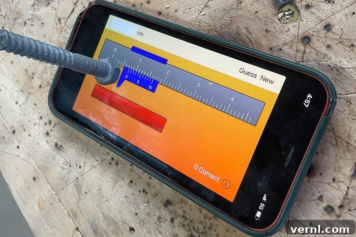 Smartphone Toolkit: Are Apps Better Than the Real Thing 5 Calliper app in a cell phone
