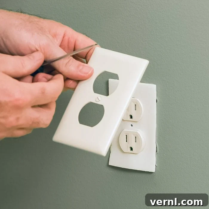 Installing Foam Outlet Covers