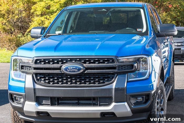 Ford's Triple Recall: Separate Safety Risks for Three Models 2 A Ford Ranger truck for sale at a dealership in Franklin, Pennsylvania, USA