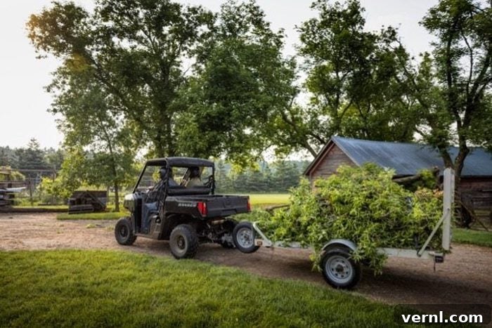 Master Your Mower: Perfect Match for Every Yard 2 Polaris RANGER 500 navigating a path with ease