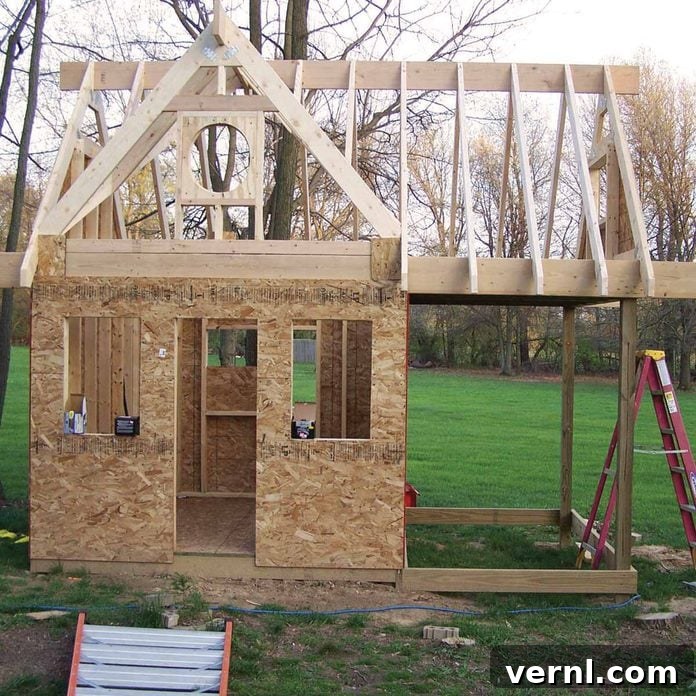 DIY Dream Playhouse: Built to Last 3 Playhouse structure