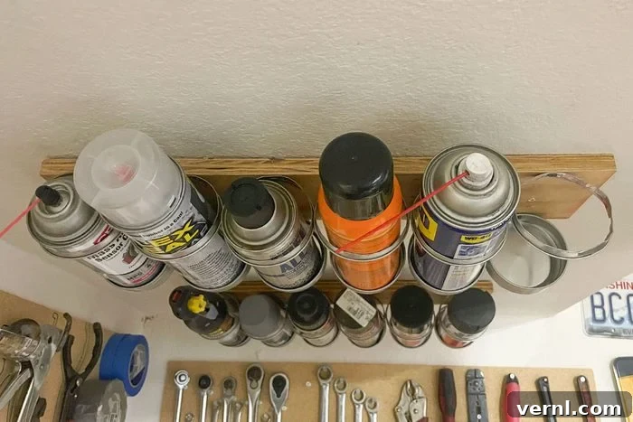 Maximize Your Home's Hidden Storage Potential: 8 Clever Tips 5 Garage Ceiling Organizer for Aerosol Cans