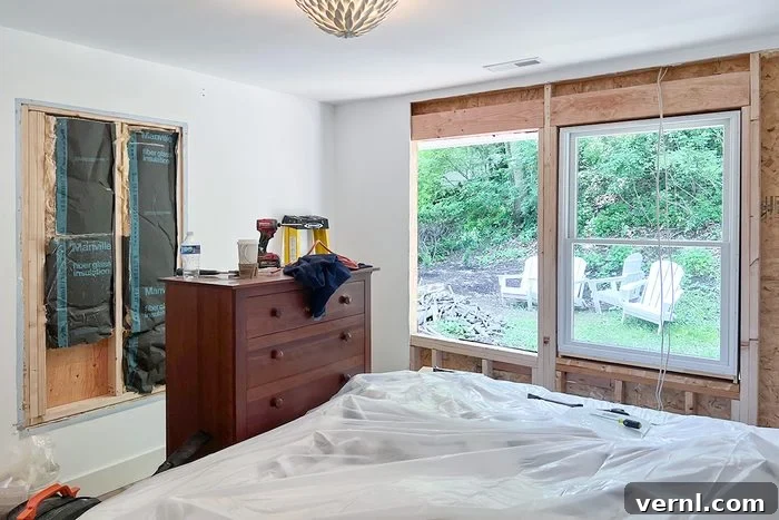 Transformed My Bedroom by Prioritizing the Mattress 3 Master bedroom after window repositioning