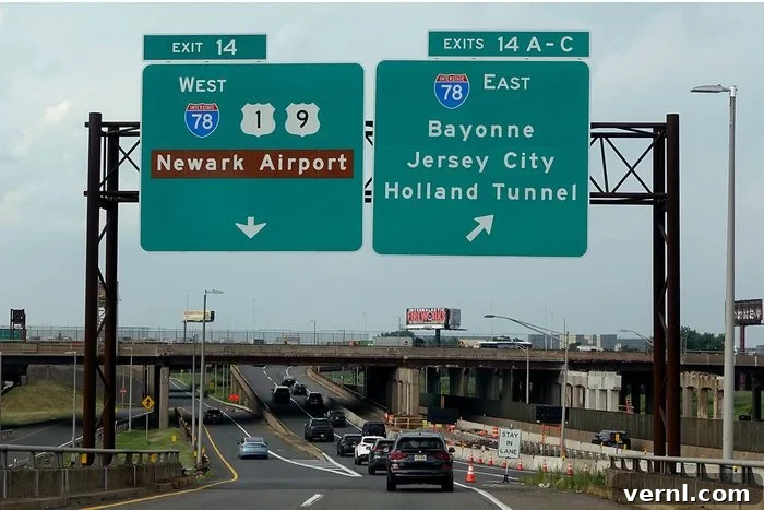 Navigating Highway Signs Without GPS