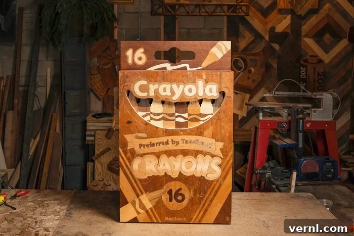 Ike Turner: The Wood Artist Transforming Trash into Art 2 crayola box