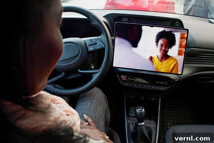 Navigating the Digital Road: Understanding the Legality of Screen Use While Driving 2 Woman Driving Luxury Car, Watching New Movie