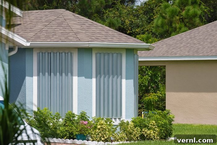 steel storm shutters for hurricane protection of house