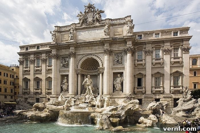 Why Ancient Building Materials Still Stand Strong Today 2 The Trevi Fountain showing the monument in its entiret