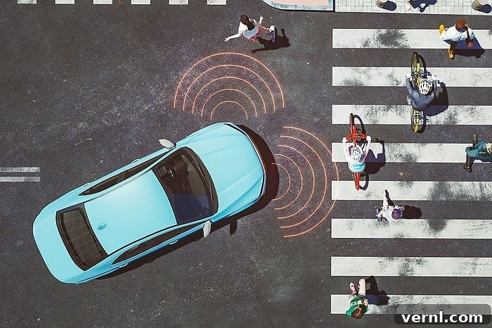 What the Little Person Dashboard Icon Means for Your Airbag 2 Modern vehicle with ai-assisted sensors for movement