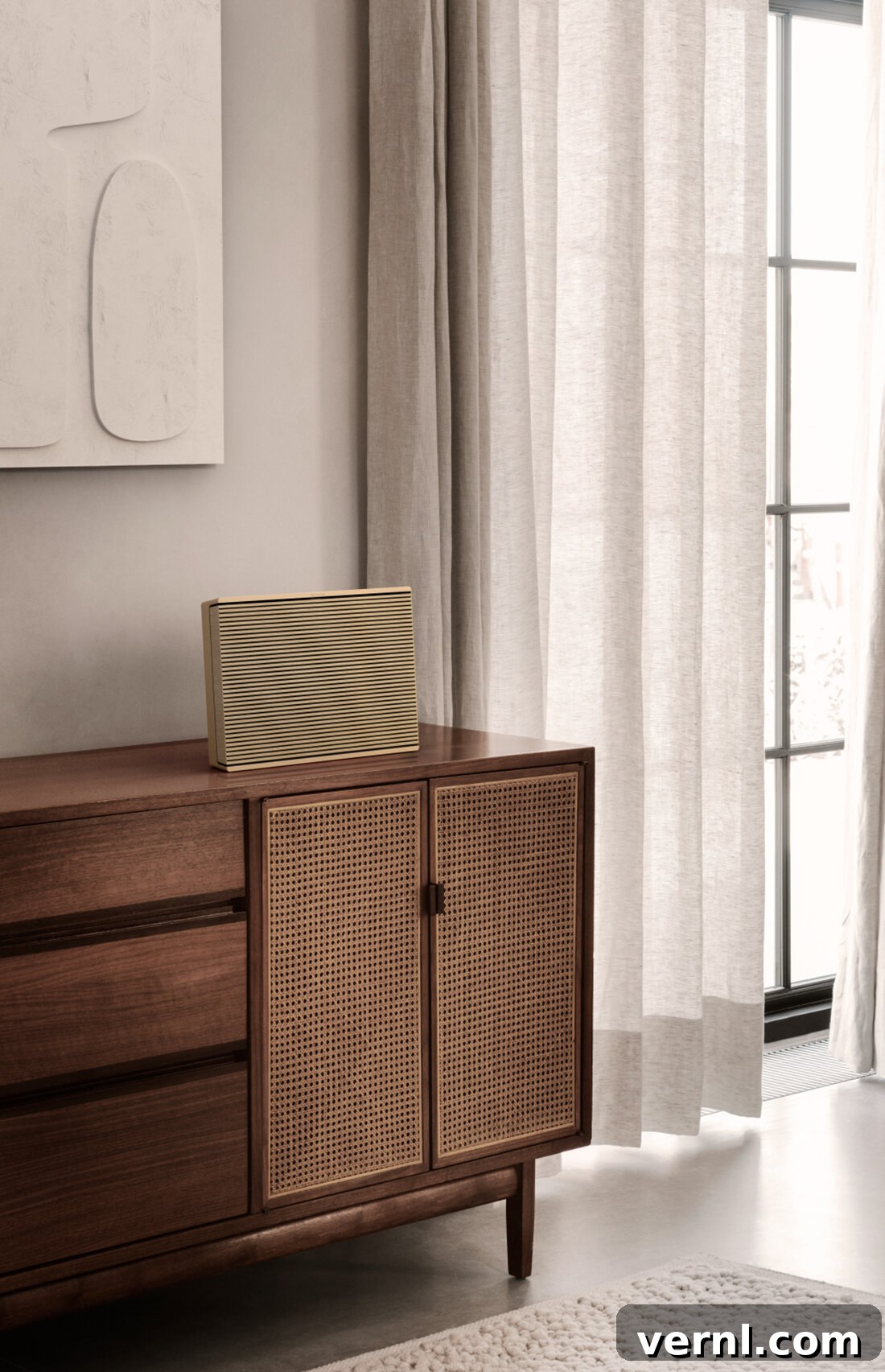 Bang & Olufsen Beosound Level: Portable Wireless Speaker 6 NA_Beosound-Level_Gold-Oak_Standing-02 1100px.jpg