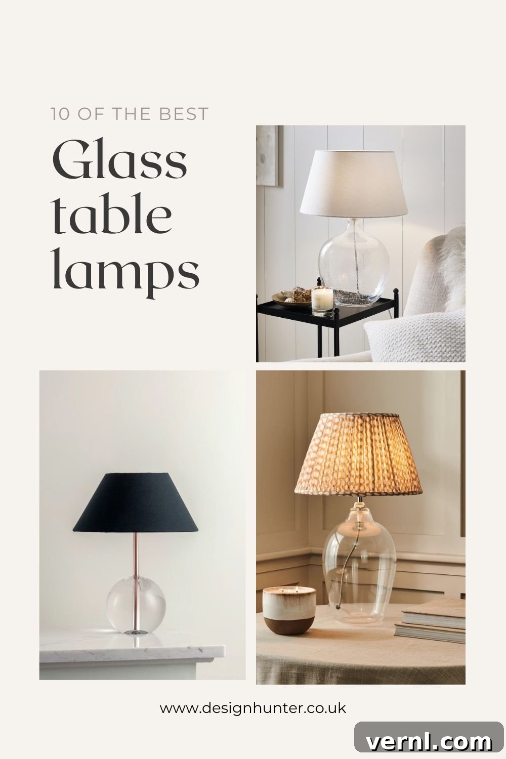 10 Elegant Glass Table Lamps to Brighten Your Home 12 10 of the best glass table lamps