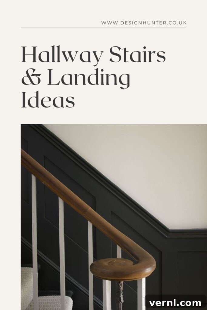 Hallway, Staircase and Landing Design Ideas for an Elegant Home 14 Hallway stairs and landing ideas