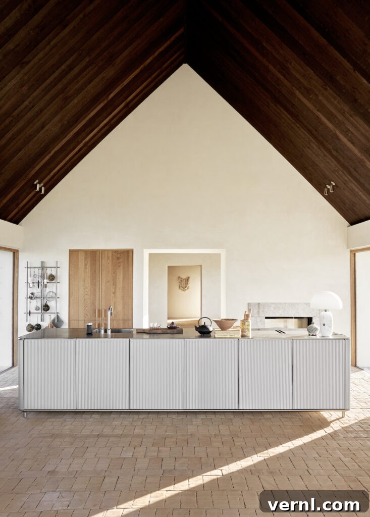 Explore Vipp’s New Coastal Retreat 2 Vipp guesthouse kitchen