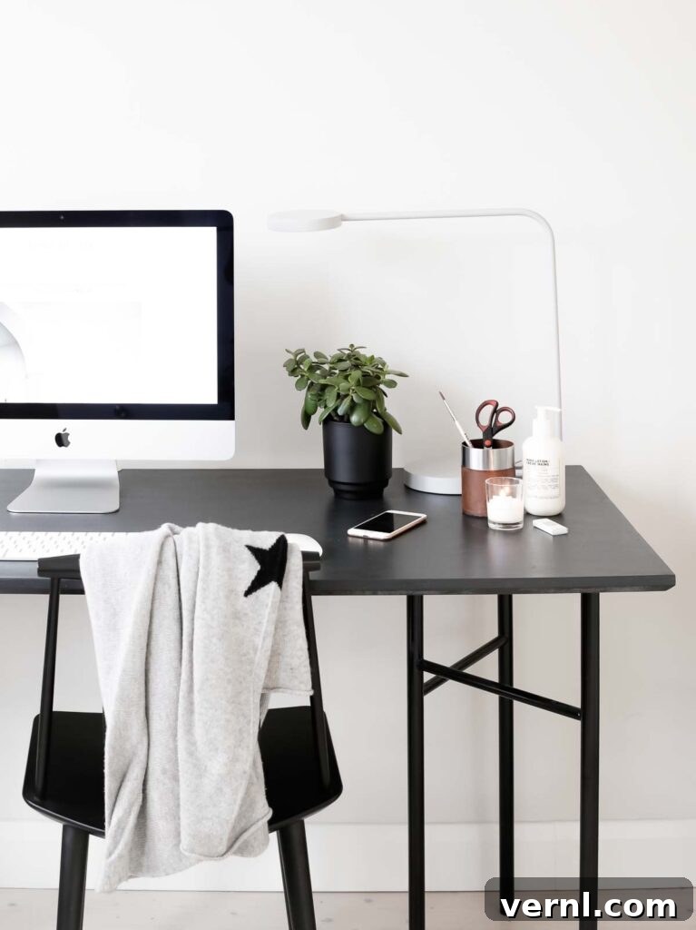 Farrow and Ball Strong White office
