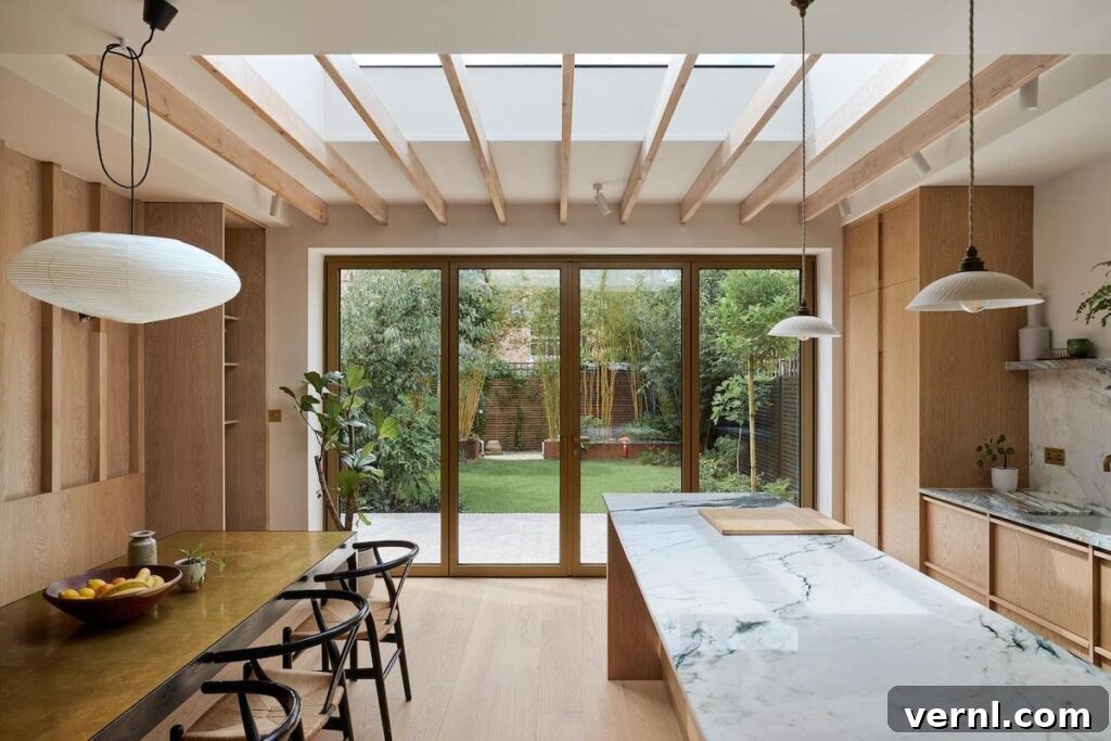 Victorian Townhouse with Custom Scandinavian Kitchen Tour 11 A Victorian townhouse with a bespoke Scandinavian kitchen.