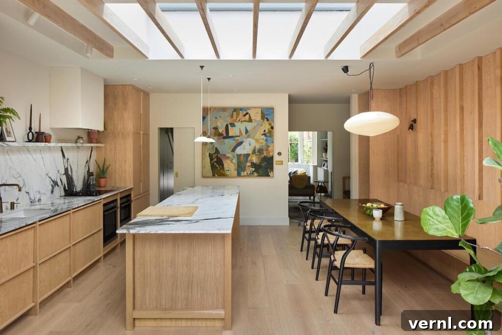 Victorian Townhouse with Custom Scandinavian Kitchen Tour 5 A Victorian townhouse with a bespoke Scandinavian kitchen.