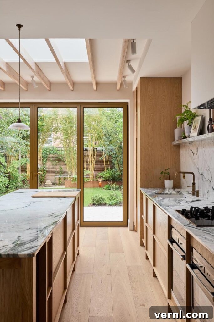 Victorian Townhouse with Custom Scandinavian Kitchen Tour 6 A Victorian townhouse with a bespoke Scandinavian kitchen.