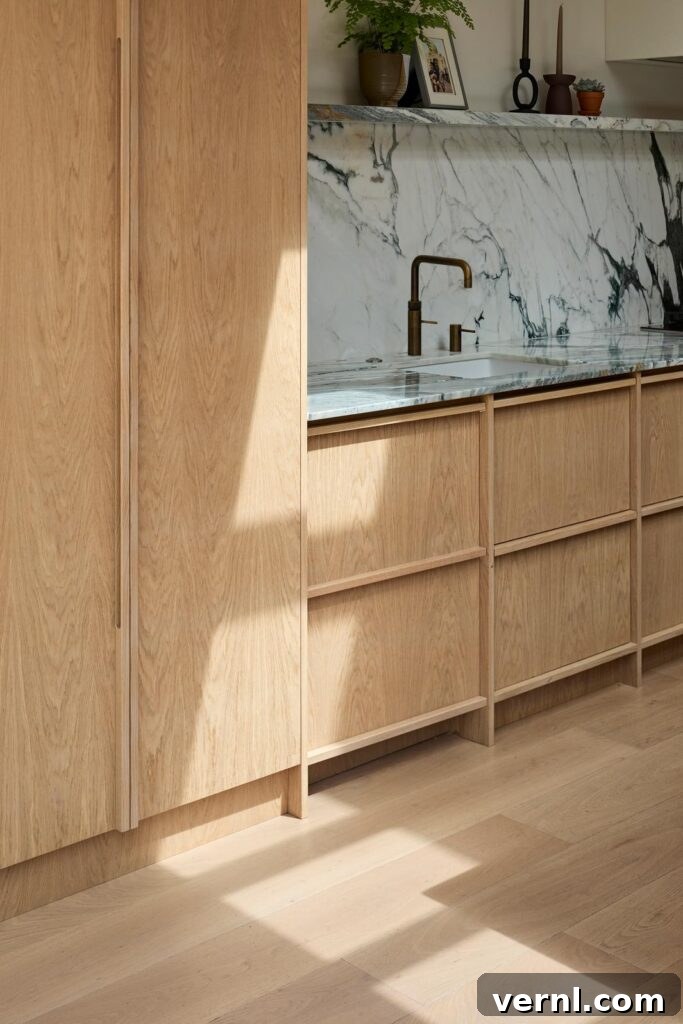 Victorian Townhouse with Custom Scandinavian Kitchen Tour 9 A Victorian townhouse with a bespoke Scandinavian kitchen.