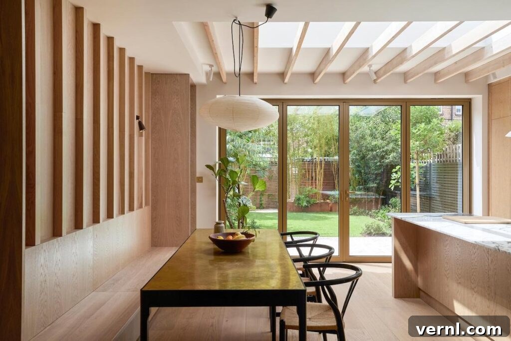 Victorian Townhouse with Custom Scandinavian Kitchen Tour 10 A Victorian townhouse with a bespoke Scandinavian kitchen.