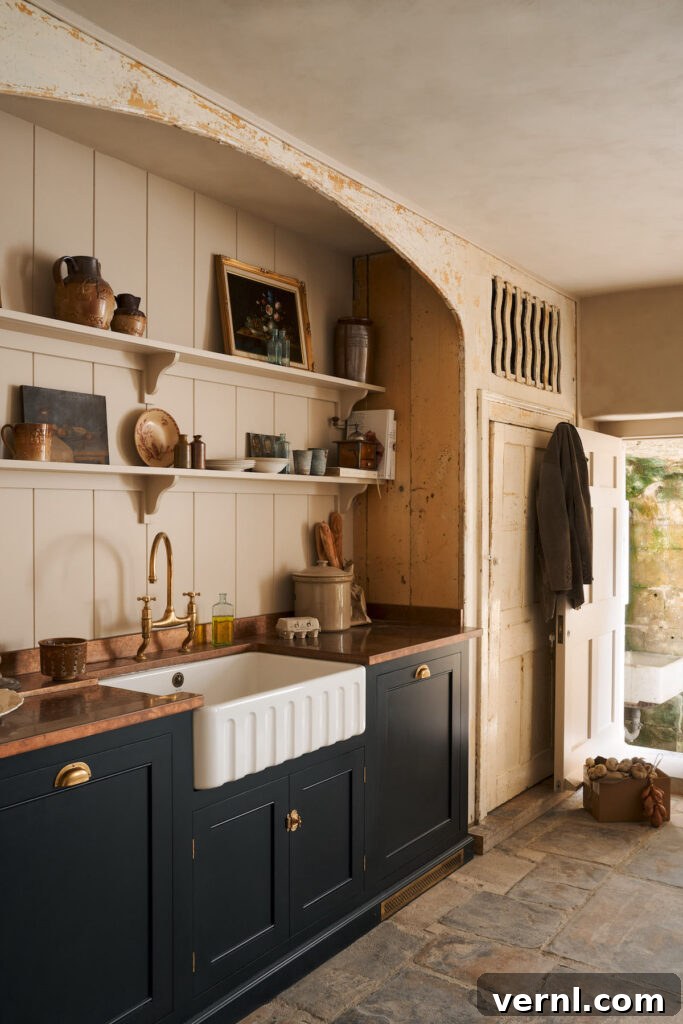Bath Townhouse Kitchen Designed by deVOL 3 A Bath townhouse kitchen by deVOL.